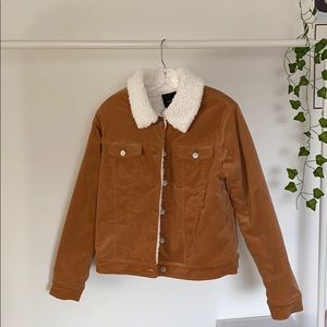 Light Brown Sherpa Jacket